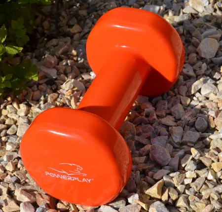 Гантель вінілова PowerPlay 1 кг. PP_4103 помаранчева (1шт.)