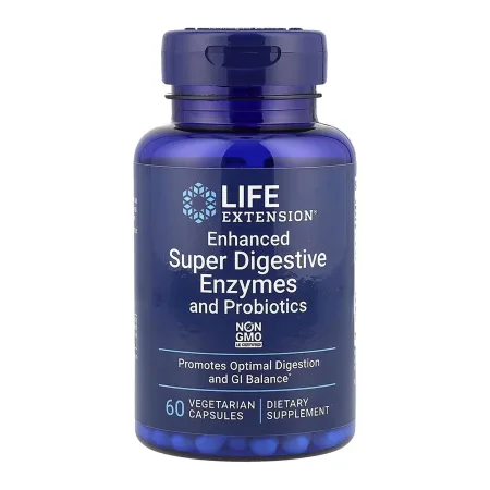 Enhanced Super Digestive Enzymes and Probiotics - 60 капсул