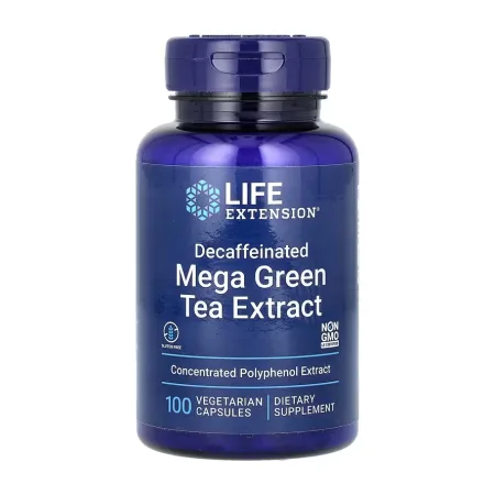 Decaffeinated Mega Green Tea Extract - 100 капсул