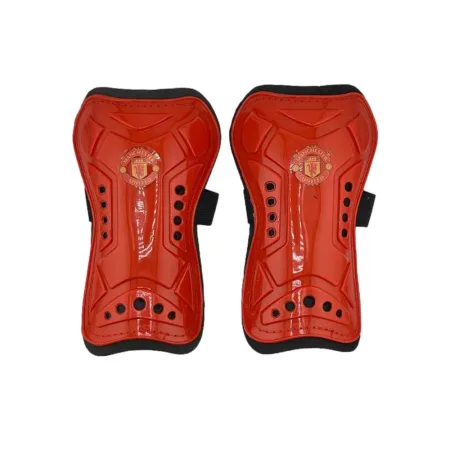 Щитки футбольні Sport 12M 18 см червоний