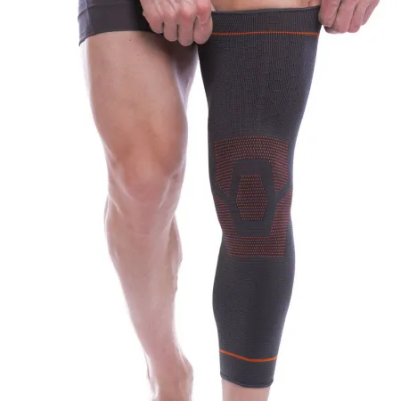 Elastic extended compression bandage for shin and knee Knee compression sleeve SIBOTE 1 pc S/M