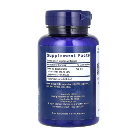 Decaffeinated Mega Green Tea Extract - 100 капсул