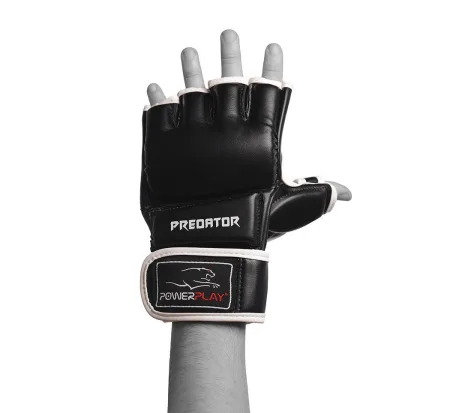 Рукавиці для MMA PowerPlay 3056 чорні - XL