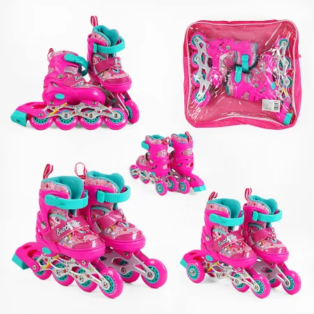 Ролики Best Roller розмір 26-28 рожево-бірюзовий 60144-XS