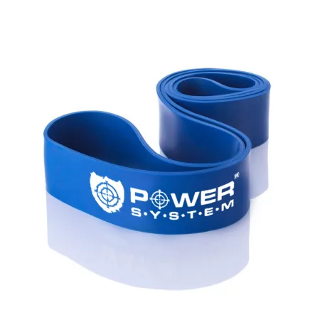 Еспандер петля гумка для фітнесу і кроссфіту Power System PS-4054 CrossFit Level 4 Blue опір 22 - 50 кг