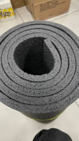 Килимок туристичний (каремат) HEX 8MM 180 см 60 см 8 мм сірий