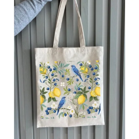 Екошопер BookOpt BK4102 пташиний сад бежевий