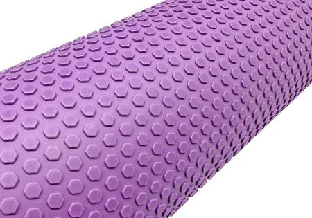 Массажный ролик EasyFit Foam Roller 60 см фиолетовый
