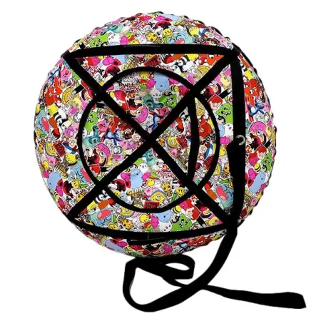 Тюбинг надувные санки ватрушка с камерой "мультик" 100 см