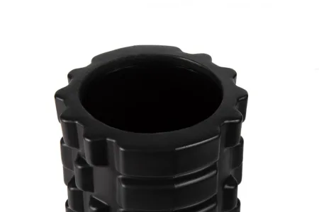 Масажний ролик (роллер) PowerPlay 4025 Massage Roller Чорний 33x14 см