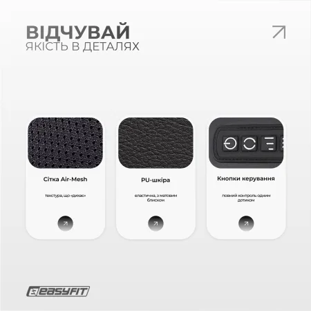 Масажер для шиї EasyFit Shiatsu (роликовий шиацу-масаж плечей і тіла)