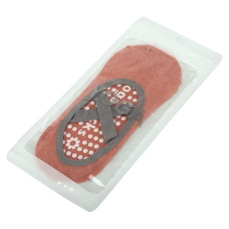 Шкарпетки для йоги та пілатесу із закритими пальцями розмір 36-41 ніжно рожевий