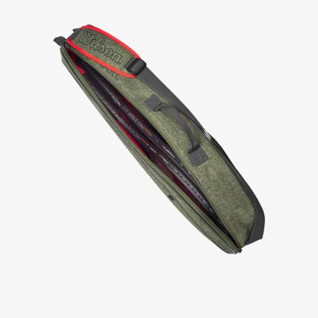 Сумка чохол Wilson Team 3PK Heather Green (3 ракетки) WR8022901001 (оригінал)