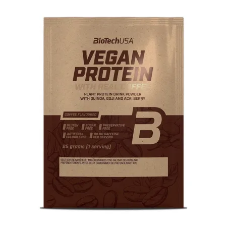 Vegan Protein With Real Coffee - 25 г, coffee