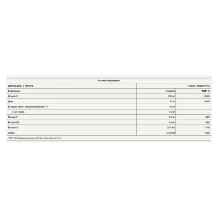 Vision - 60 капсул