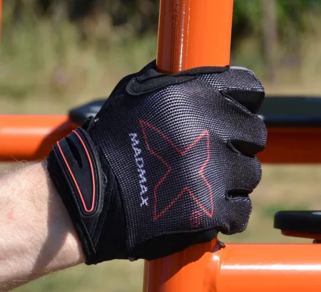 Рукавички для фітнесу MadMax MXG-103 X Gloves Black/Grey S