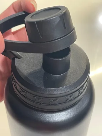 Пляшка для води металева з подвійною вакуумною ізоляцією Bohtal Insulated Sports Bottle 960 мл Black