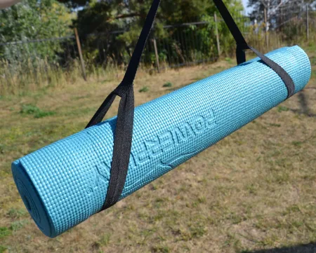 Килимок для йоги та фітнесу PowerPlay 4010 PVC Yoga Mat зелений 173x61x0,6