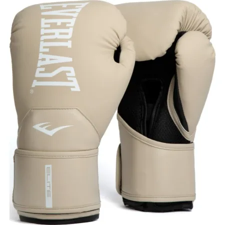 Боксерські рукавички Everlast ELITE 2 BOXING GLOVES бежеві 10 унцій (оригінал) P00003315