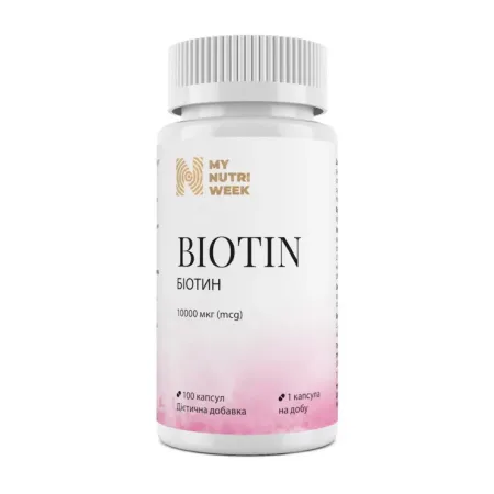 Biotin 10000 мкг - 100 капсул