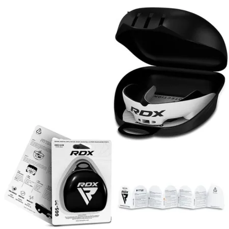 Капа RDX 3w доросла (вік 12+) White/Black