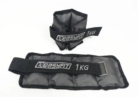 Обтяжувачі для ніг та рук з металом EasyFit Metal - 1 кг пара