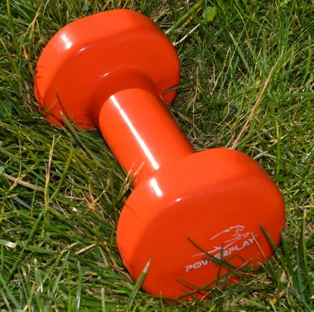 Гантелі вінілові PowerPlay 4125 Achilles 2*1 кг. помаранчеві (пара - 2шт.)