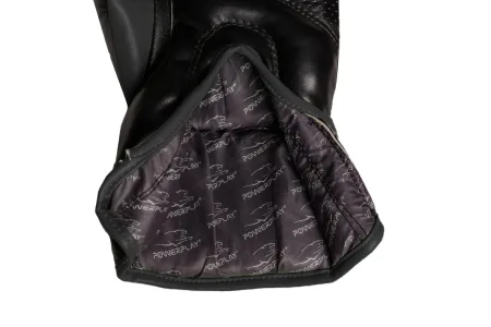 Боксерські рукавиці PowerPlay 3018 Jaguar чорні 8 унцій