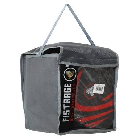 Лапа согнутая для бокса и единоборств FISTRAGE RAGE 2 шт чёрный-красный