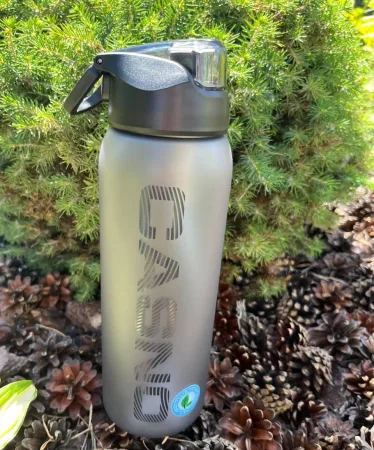 Пляшка для води CASNO 1000 мл KXN-1247 чорна