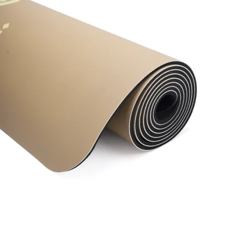Килимок для йоги каучуковий поліуретан Pro ILLustration Sport Pro 183 см*68 см*5 мм бежевий
