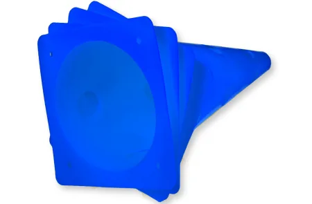 Конуси-фішки спортивні EasyFit 31 см (набір з 4 штук) сині