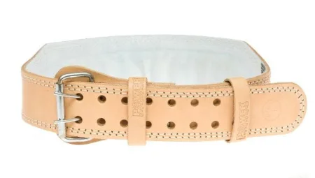 Пояс для важкої атлетики Power System PS-3000 Power Natural шкіряний - M