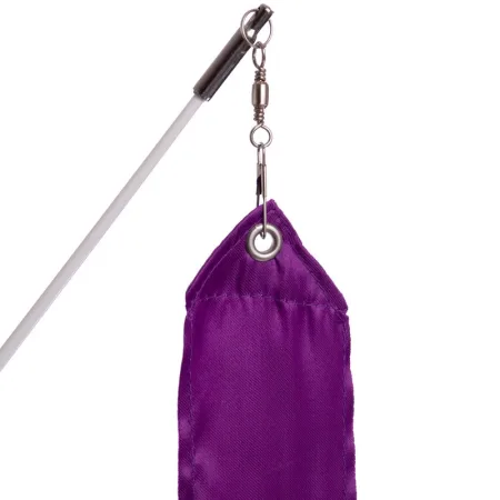 Стрічка для художньої гімнастики з паличкою мультиколір