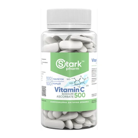 Stark Vitamin C Sodium Ascorbate 500 мг - 100 таблеток