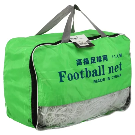 Football Goal Net Set of 2 pcs 7.32×2.44×1.5 m White