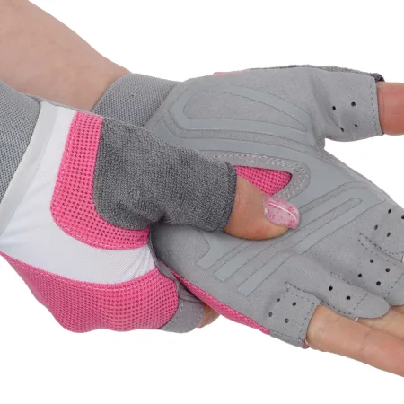 Рукавички для фітнесу та тренувань SAI DI NI розмір рожевий S