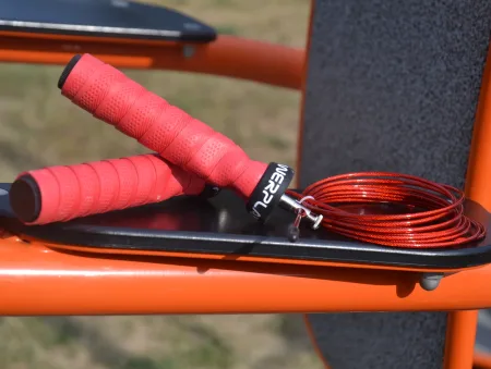 Скакалка швидкісна на підшипниках PowerPlay 4208 Fitness Jump Rope червона (3m.)