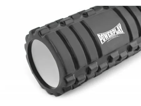 Масажний ролик (роллер) PowerPlay 4404 Massage Roller сірий 45x14 см