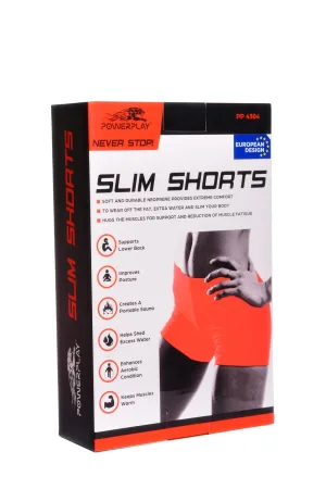 Shorts for weight loss PowerPlay 4304 red black S/M