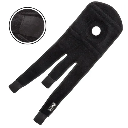 Наколінник бандаж із еластичними ребрами жорсткості MUTE 9051 1 шт чорний універсальний