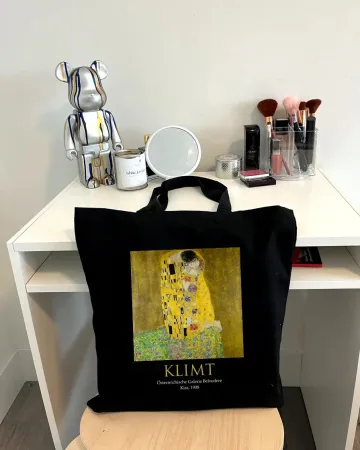 Екошопер BookOpt ВК4064 KLIMT «поцілунок» чорний