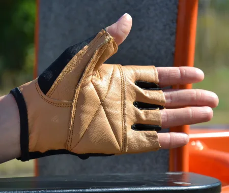 Рукавички для фітнесу MadMax MFG-444 Fitness Brown M