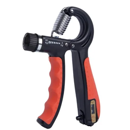 Hand Grip Expander with Counter PowerPlay PP-4402 with Adjustable Load 10-60 kg Red
