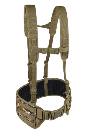 Tactical Load Bearing Belt RPS with MOLLE mounting and shoulder straps Multicam Arid steppe without pouches