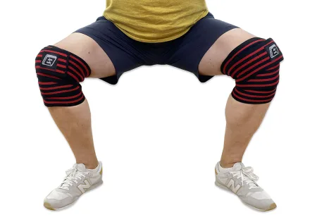 Бинт для присідань EasyFit фіксатор колінного суглоба