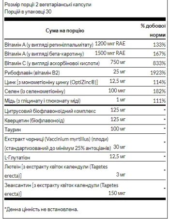 Vision Essentials - 60 капсул