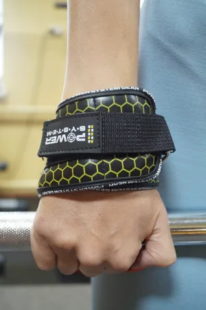 Гаки для тяги на зап'ястя Power System PS-3360 Hooks V2 Black/Yellow XL