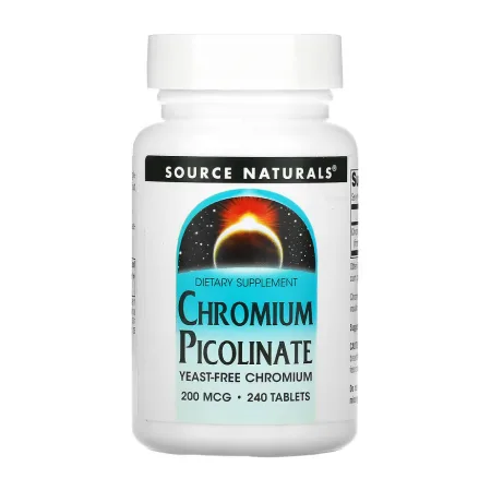 Chromium Picolinate 200 мкг, Yeast Free - 240 таблеток