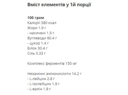 Gainer - 1,5 кг банановий пудинг